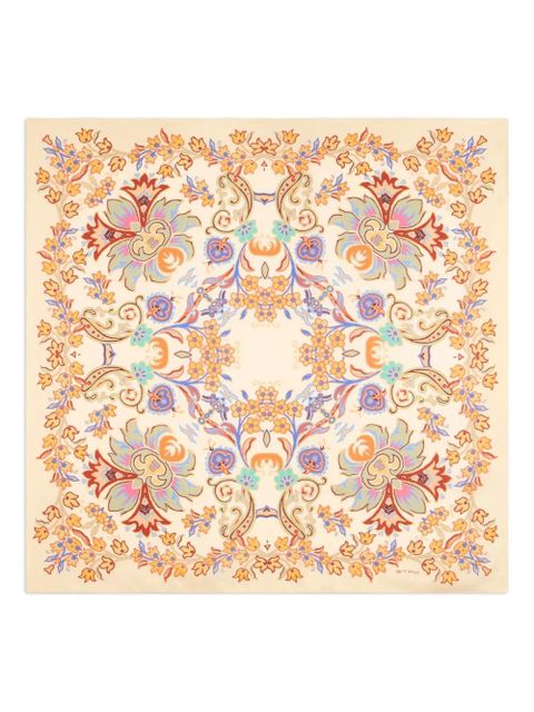 ETRO printed silk scarf - Neutrals - zdjęcie produktu nr 1