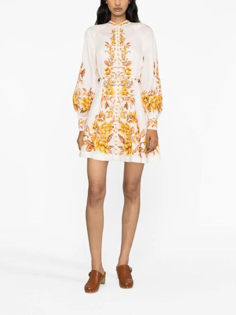 ZIMMERMANN Vacay floral minidress - Pink