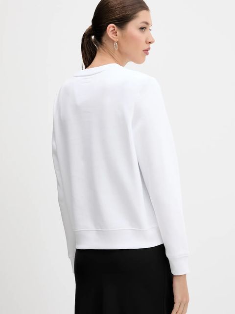Guess Jeans bluza bawełniana damska kolor biały z aplikacją W5YQ28 KCPR1 - zdjęcie produktu nr 2