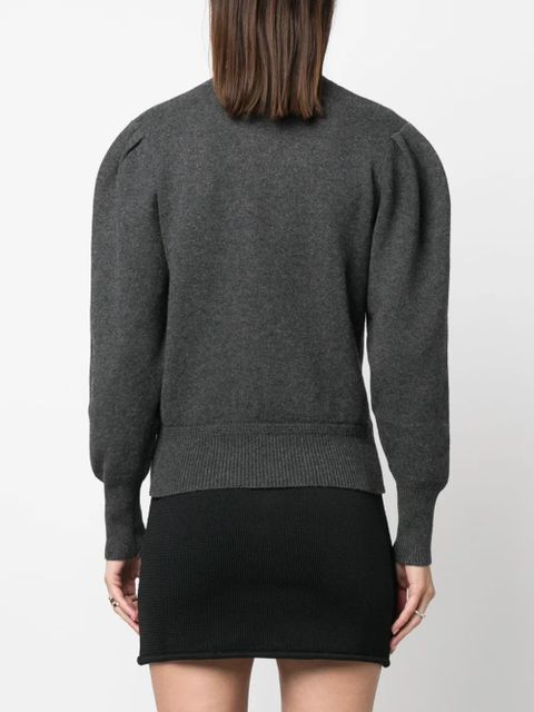 MARANT ÉTOILE Kelaya logo-patch jumper - Grey