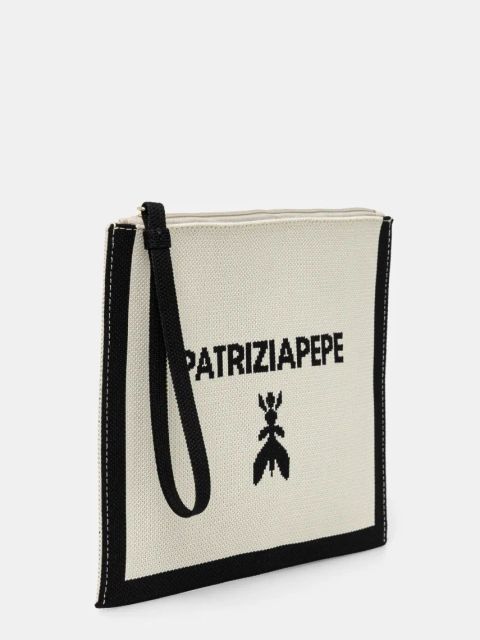 Patrizia Pepe kosmetyczka kolor beżowy 2Q0024 K264