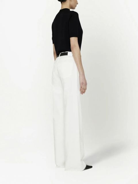 ANINE BING Hugh wide-leg jeans - White