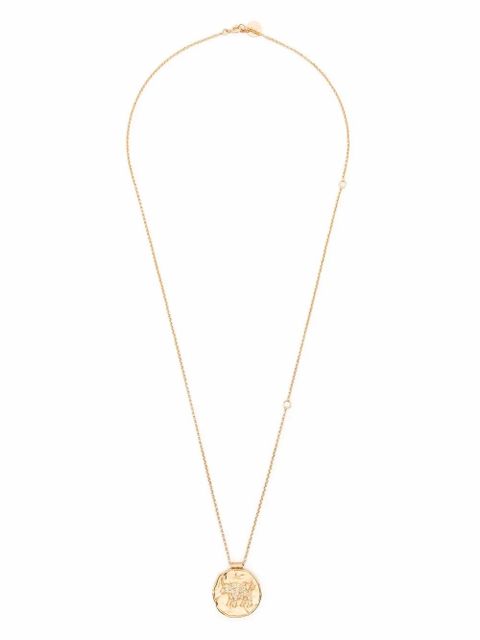 Maje Zodiac medal necklace - Gold - zdjęcie produktu nr 2