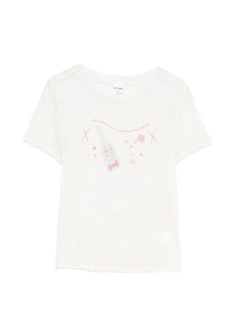 RE/DONE printed T-shirt - Neutrals - zdjęcie produktu nr 1