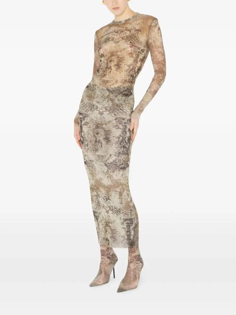 Jean Paul Gaultier mesh top - Neutrals