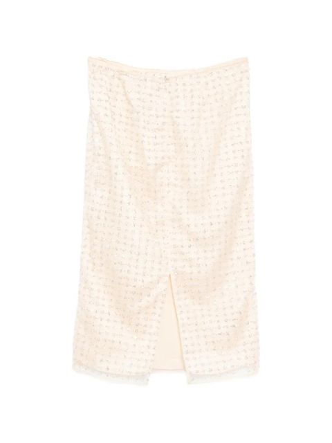 STAUD embellished skirt - Neutrals - zdjęcie produktu nr 2