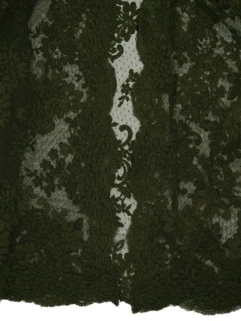 ZIMMERMANN lace high-neck cape - Green