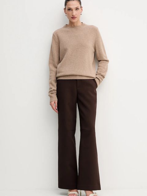 La Mania sweter wełniany MELLOW damski kolor beżowy MELLOW - zdjęcie produktu nr 2