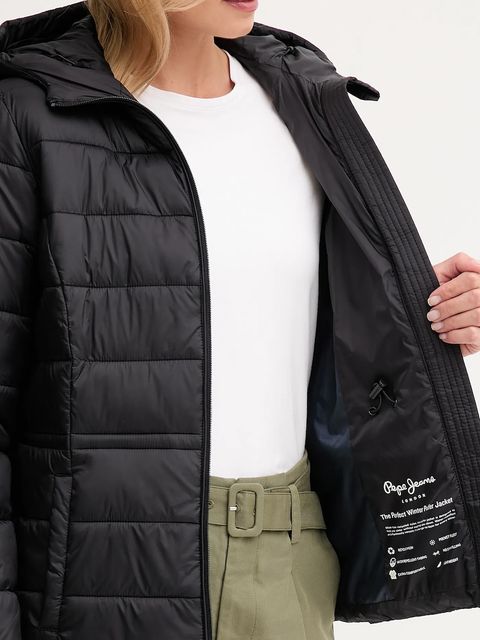 Pepe Jeans kurtka kolor czarny przejściowa PL4024378