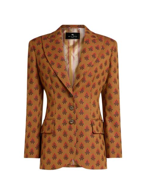 ETRO jacquard embroidered jacket - Brown - zdjęcie produktu nr 1
