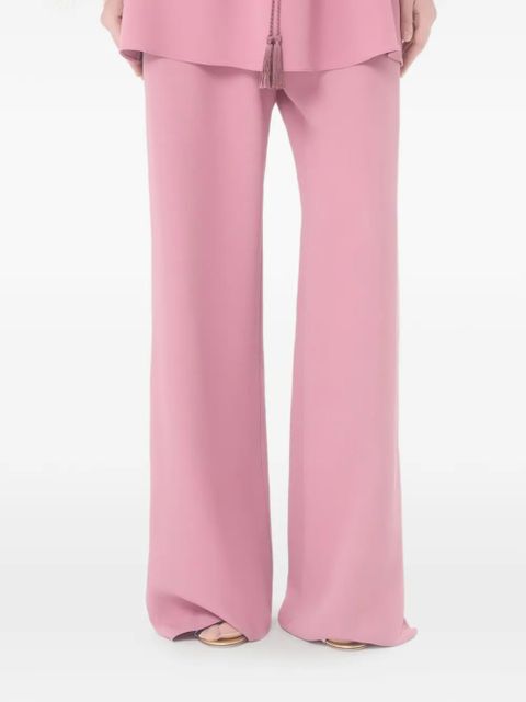 Valentino Garavani Cady elastic-waistband trousers - Pink - zdjęcie produktu nr 1