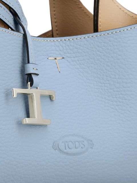 Tod's logo-pendant tote bag - Blue