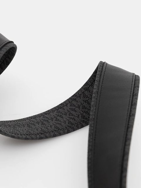 MICHAEL Michael Kors pasek dwustronny damski kolor czarny 29MKWB529034