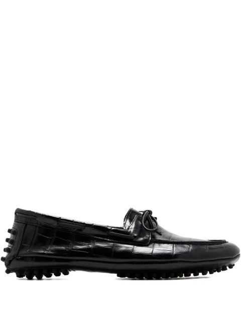 Le Monde Beryl Driver embossed moccasins - Black - zdjęcie produktu nr 1