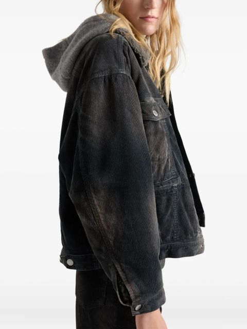 Prada corduroy denim jacket - Grey