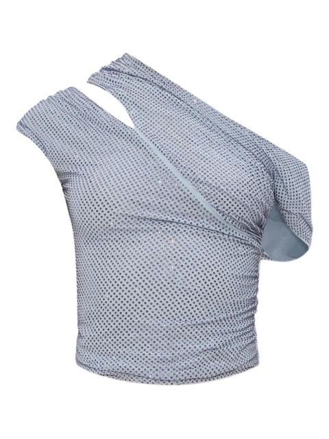 Self-Portrait rhinestone-embellished top - Blue - zdjęcie produktu nr 1