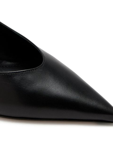 Ferragamo pointed-toe leather pumps - Black