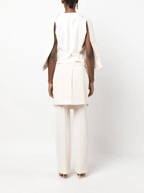 FENDI cut-out tailored cape - Pink