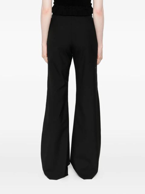 SANDRO wool blend flared trousers - Black - zdjęcie produktu nr 2