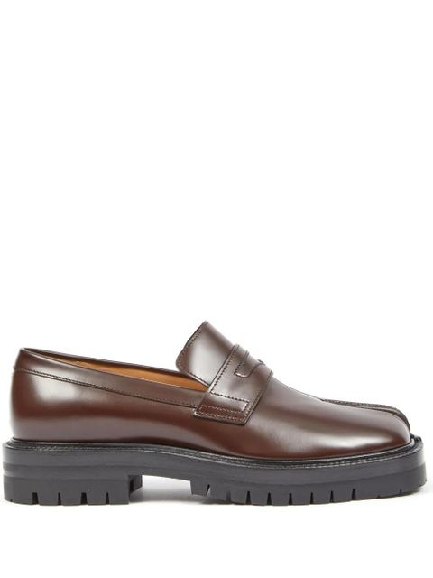 Maison Margiela Tabi leather loafers - Brown - zdjęcie produktu nr 1