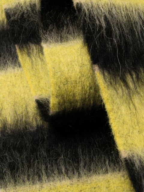 Marni fringed colour-block scarf - Black - zdjęcie produktu nr 2