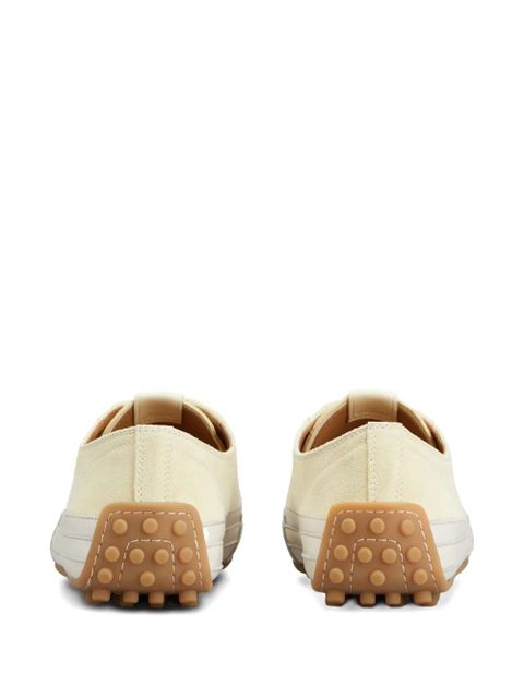 Tod's lace-up leather sneakers - Yellow