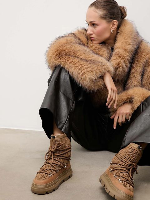 Answear.LAB śniegowce kolor beżowy - zdjęcie produktu nr 1