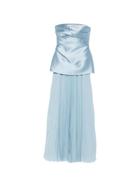 Solace London Claudette pleated maxi dress - Blue - zdjęcie produktu nr 1