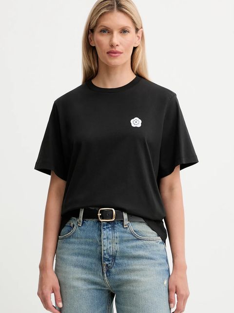 Kenzo t-shirt bawełniany damski kolor czarny FF52TS5524SO - zdjęcie produktu nr 1