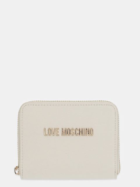 Love Moschino portfel damski kolor beżowy JC5702PP1 - zdjęcie produktu nr 1