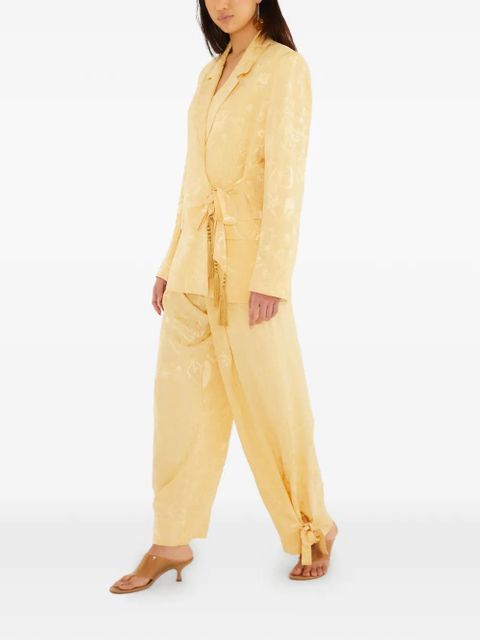 FARM Rio tie-leg printed trousers - Neutrals - zdjęcie produktu nr 2