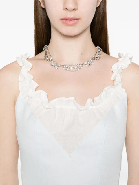 SHUSHU/TONG ruffled mini dress - Blue