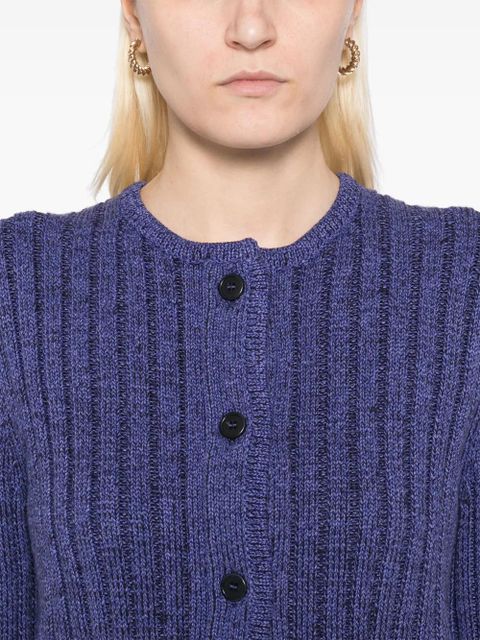 JW Anderson cropped buttoned cardigan - Purple