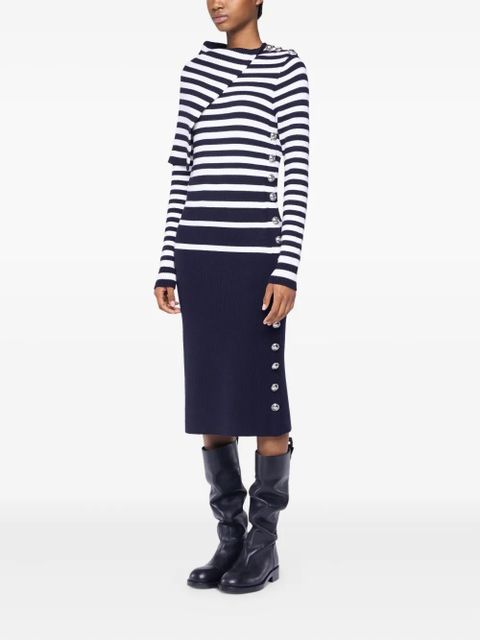 Rabanne wool midi dress - Blue - zdjęcie produktu nr 2