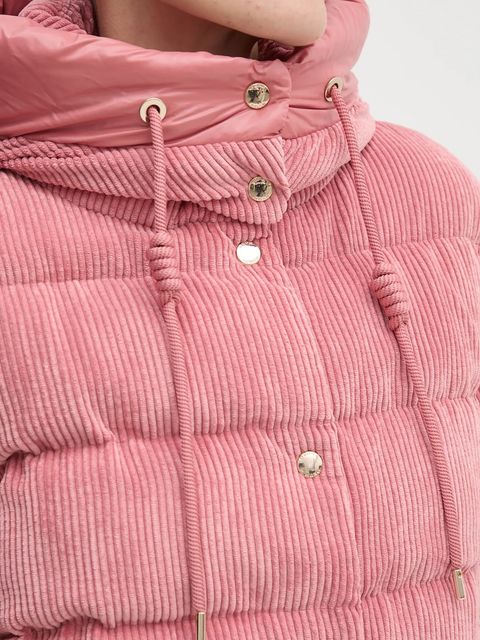 Geox kurtka damska kolor różowy zimowa W4628D-T3153-F8326