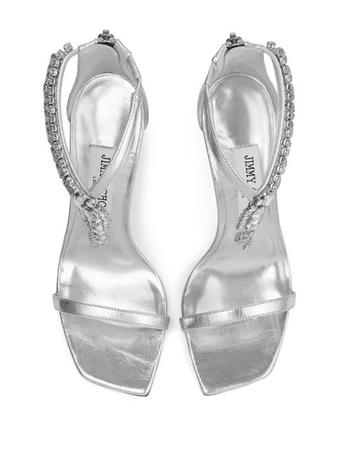 Jimmy Choo 100mm Verity sandals - Silver