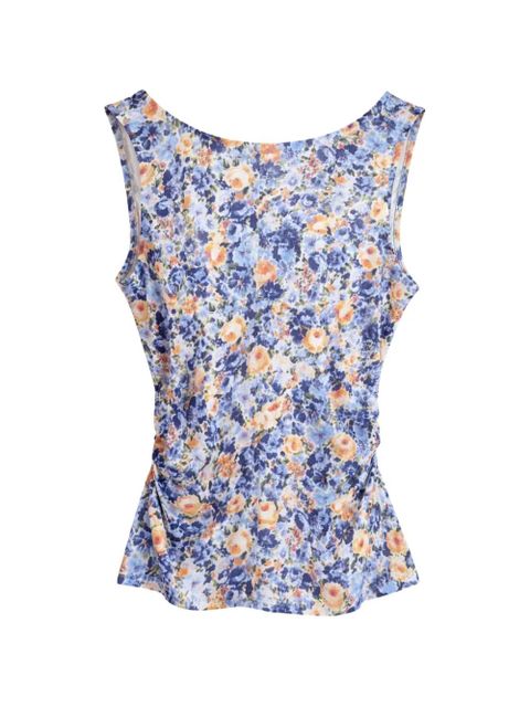 Ulla Johnson floral gathered top - Blue - zdjęcie produktu nr 1