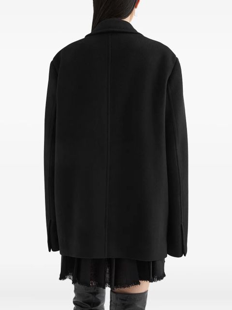 Jil Sander wool coat - Black