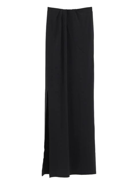 Jacquemus slit-detail maxi skirt - Black - zdjęcie produktu nr 1