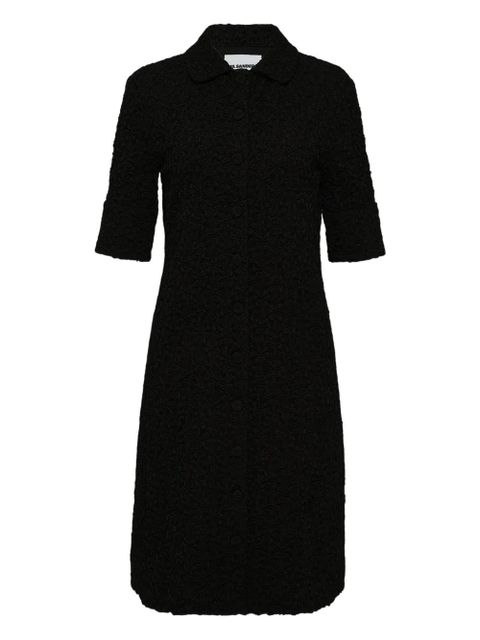 Jil Sander crew-neck midi dress - Black - zdjęcie produktu nr 1