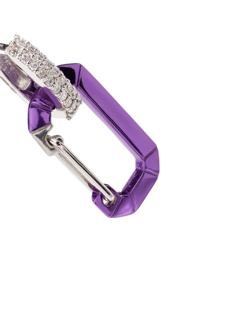 EÉRA 18kt white gold Chiara diamond-embellished earring - Silver