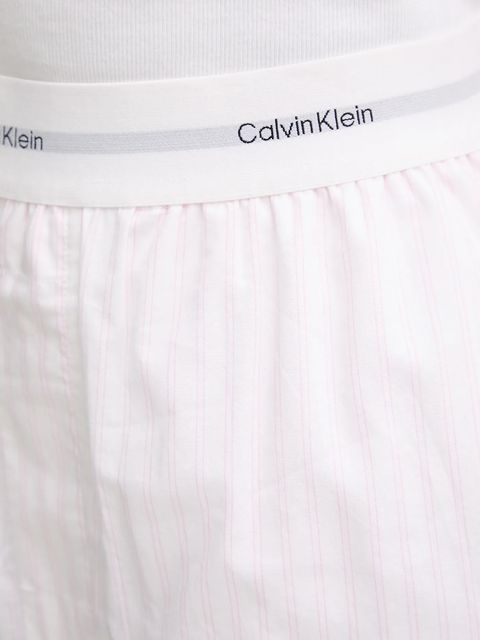 Calvin Klein Underwear szorty piżamowe bawełniane damska kolor różowy bawełniana LV00QS7573