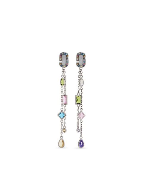 Marc Jacobs The J Marc Luxe Gem Linear earrings - Silver - zdjęcie produktu nr 1