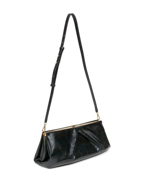 DRIES VAN NOTEN large leather clutch bag - Black