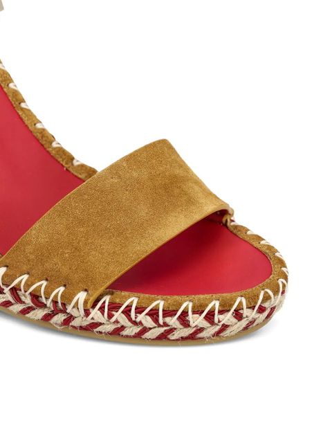 Valentino Garavani rockstud wedge sandals - Neutrals