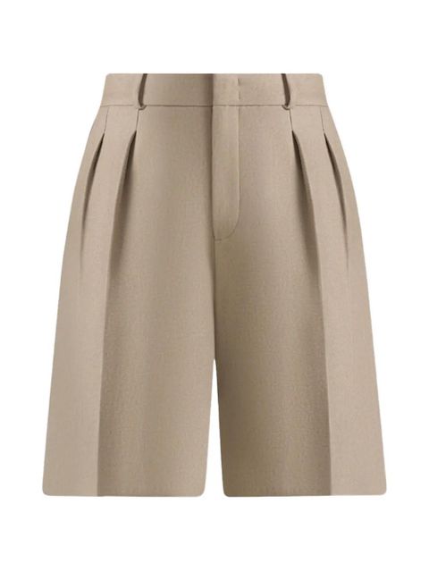 Manière De Voir Lorette pleated tailored shorts - Neutrals - zdjęcie produktu nr 1