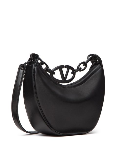 Valentino Garavani mini VLogo Moon Hobo bag - Black