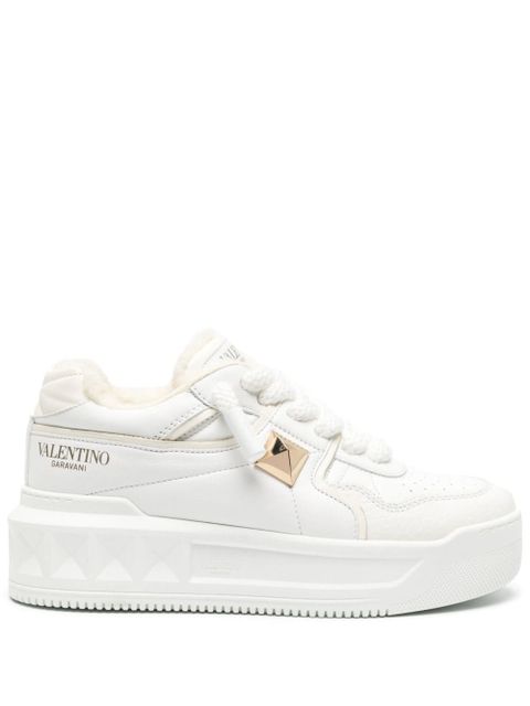 Valentino Garavani One Stud XL flatform sneakers - White