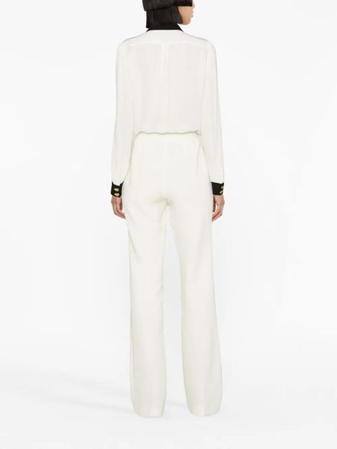 Moschino flared trousers - White