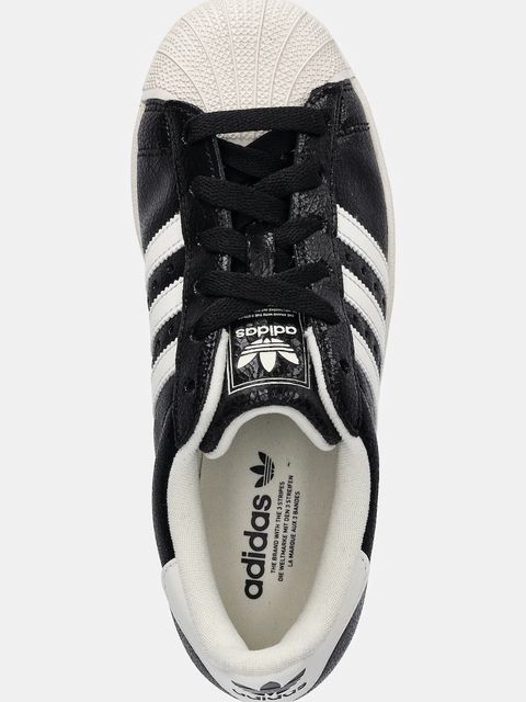 adidas Originals sneakersy skórzane Superstar II damskie kolor czarny JS4014